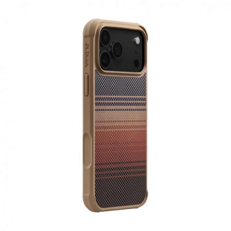 Θήκη Pitaka Aramid ProGuard Magsafe 2.00mm CARBON FIBER για Apple iPhone 17 PRO 6.3 2025 - Sunset - KI1702MGP