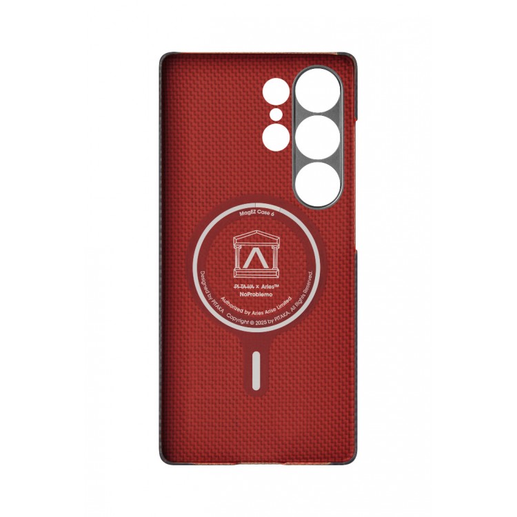 Θήκη Pitaka x Aries Tactile Weaving+ Aramid MagEZ 5 Magsafe 1500D 1.05mm CARBON FIBER για Samsung Galaxy S25 Ultra 5G 2025 - NoProblemo - AS2501UNOP