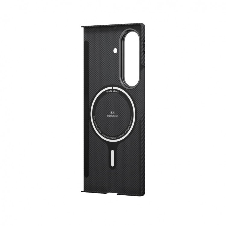Θήκη Pitaka MagSafe ARAMID 600D 0.1mm CARBON Ultra-Slim για Samsung Galaxy Z Fold 7 2025 - ΜΑΥΡΟ/ΓΚΡΙ - FBFold7