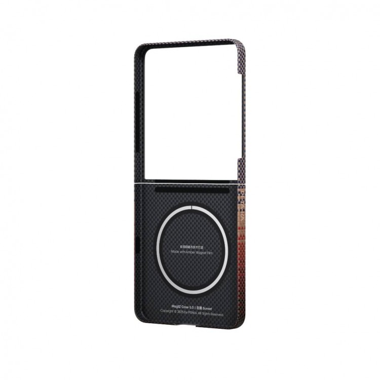 Θήκη Pitaka MagSafe ARAMID CARBON Ultra-Slim 600D 1.02mm για Samsung Galaxy Z Flip 7 2025 - Sunset - FSFLIP7