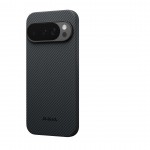 Θήκη Pitaka Aramid Ultra-Slim Magsafe 600D 1.05mm CARBON FIBER για Google Pixel 10 Pro XL - ΜΑΥΡΟ/ΓΚΡΙ Twill - GPB2503