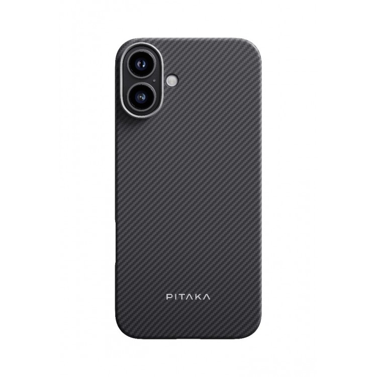 Θήκη Pitaka Aramid MagEZ 4 Magsafe 1500D 1.05mm CARBON FIBER για Apple iPhone 16 6.1 2024 - ΜΑΥΡΟ/ΓΚΡΙ Twill - KI1601A