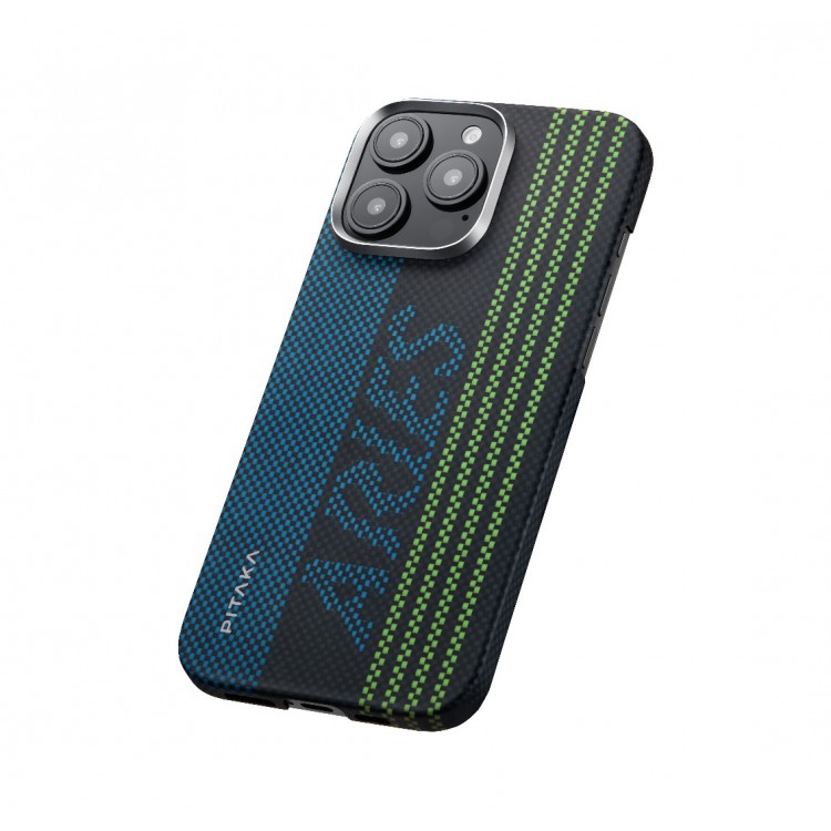 Θήκη Pitaka x Aries Tactile Weaving+ Aramid MagEZ 5 Magsafe 1500D 1.05mm CARBON FIBER για Apple iPhone 16 PRO 6.3 2024 - Credit card - KI1601CR