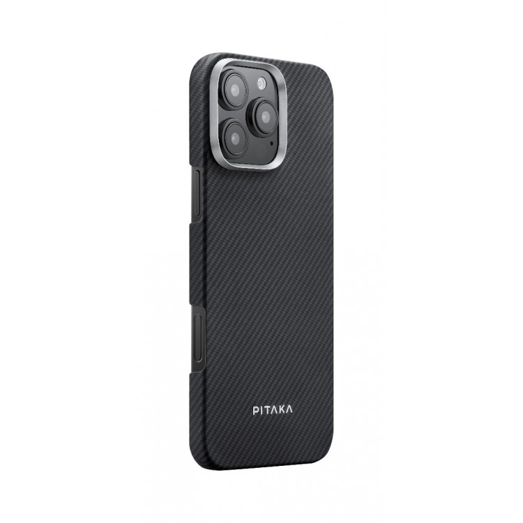 Θήκη Pitaka Aramid MagEZ 4 Magsafe 1500D 1.05mm CARBON FIBER για Apple iPhone 16 PRO MAX 6.9 2024 - ΜΑΥΡΟ/ΓΚΡΙ Twill - KI1601PMA