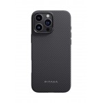 Θήκη Pitaka Aramid Military-Grade Magsafe 1500D CARBON FIBER για Apple iPhone 16 PRO MAX 6.9 2024 - ΜΑΥΡΟ/ΓΚΡΙ Twill - KI1601PMPA