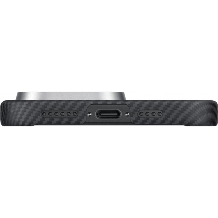 Θήκη Pitaka Fusion Weaving+ Aramid MagEZ Magsafe PitaTap 0.95mm CARBON FIBER για Apple iPhone 16 PRO MAX 6.9 2024 - ΜΑΥΡΟ/ΓΚΡΙ - KI1602PAM