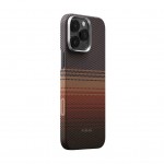 Θήκη Pitaka Fusion Weaving+ Aramid MagEZ Magsafe PitaTap 0.95mm CARBON FIBER για Apple iPhone 16 PRO MAX 6.9 2024 - SUNSET - KI1602SUM