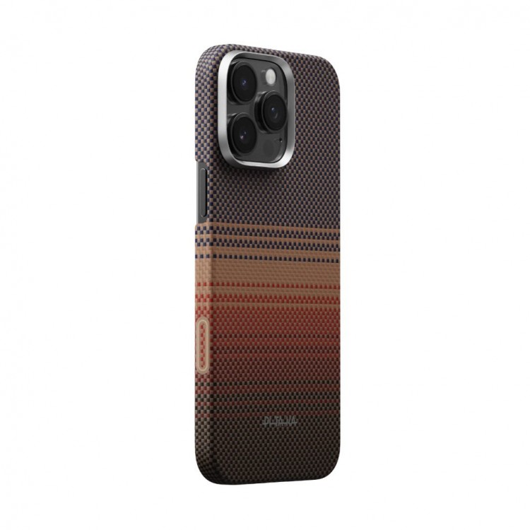 Θήκη Pitaka Fusion Weaving+ Aramid MagEZ Magsafe PitaTap 0.95mm CARBON FIBER για Apple iPhone 16 PRO MAX 6.9 2024 - SUNSET - KI1602SUM