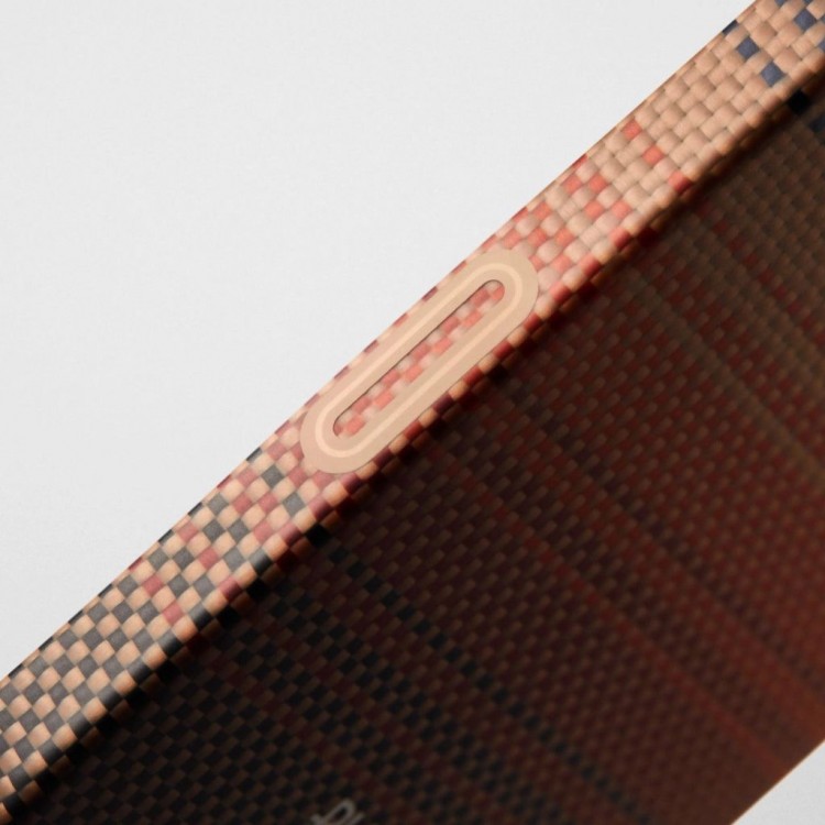 Θήκη Pitaka Fusion Weaving+ Aramid MagEZ Magsafe PitaTap 0.95mm CARBON FIBER για Apple iPhone 16 PRO MAX 6.9 2024 - SUNSET - KI1602SUM