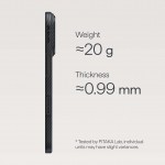 Θήκη Pitaka Ultra-Slim Weaving+ Aramid PitaTap Magsafe 1.00mm CARBON FIBER για Apple iPhone 17 PRO 6.3 2025 - Μαύρο/Γκρί - KI1701BP