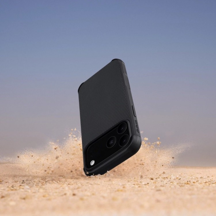 Θήκη Pitaka Aramid ProGuard Magsafe 2.00mm CARBON FIBER για Apple iPhone 17 PRO 6.3 2025 - ΜΑΥΡΟ/ΓΚΡΙ - KI1701MGP
