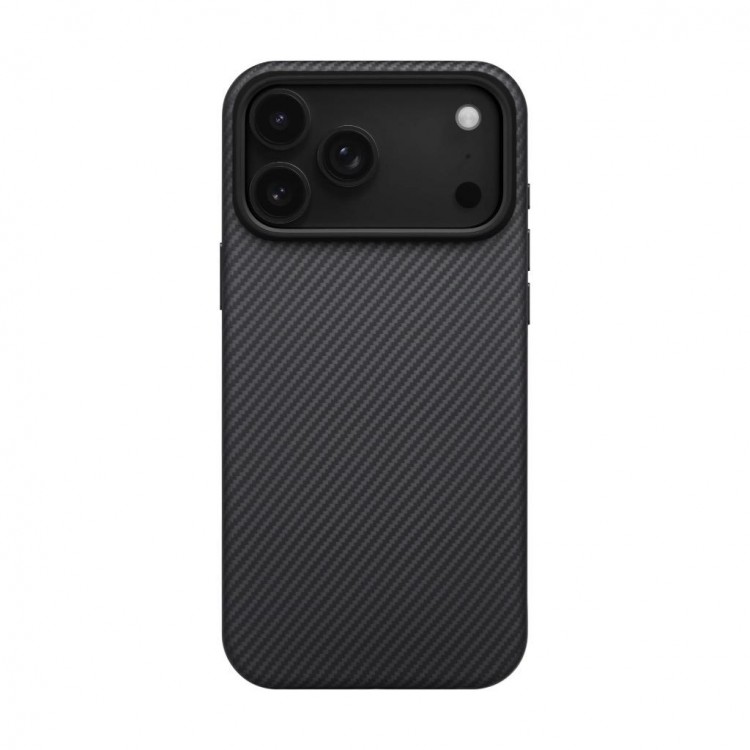 Θήκη Pitaka Aramid UltraGuard Magsafe 2.05mm 600D CARBON FIBER για Apple iPhone 17 PRO 6.3 2025 - ΜΑΥΡΟ/ΓΚΡΙ Twill - KI1701PB