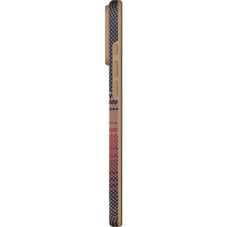 Θήκη Pitaka Aramid UltraGuard Magsafe 600D 2.00mm CARBON FIBER για Apple iPhone 17 PRO MAX 6.9 2025 - Sunset - KI1702BPM