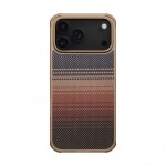 Θήκη Pitaka Aramid ProGuard Magsafe 2.00mm CARBON FIBER για Apple iPhone 17 PRO 6.3 2025 - Sunset - KI1702MGP