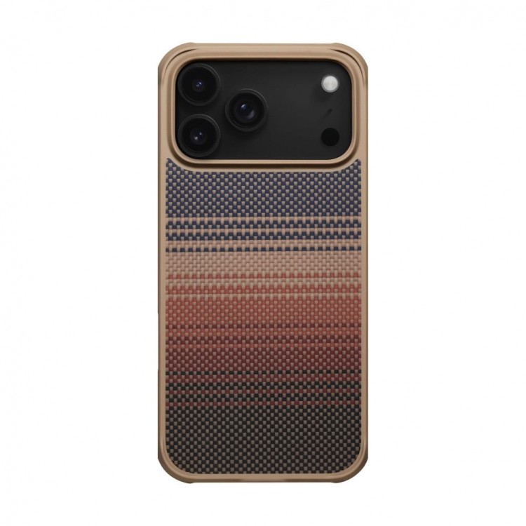Θήκη Pitaka Aramid ProGuard Magsafe 2.00mm CARBON FIBER για Apple iPhone 17 PRO 6.3 2025 - Sunset - KI1702MGP