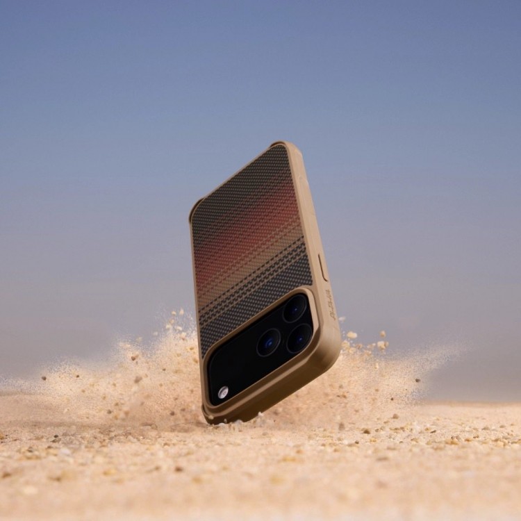 Θήκη Pitaka Aramid ProGuard Magsafe 2.00mm CARBON FIBER για Apple iPhone 17 PRO 6.3 2025 - Sunset - KI1702MGP