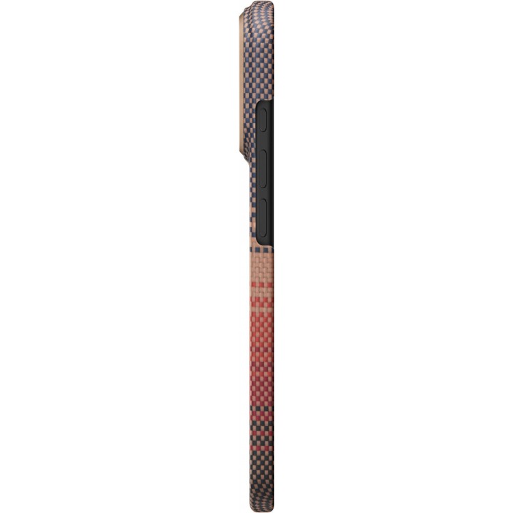 Θήκη Pitaka Ultra-Slim Weaving+ Aramid PitaTap Magsafe 1.00mm CARBON FIBER για Apple iPhone 17 PRO 6.3 2025 - SUNSET - KI1702SP
