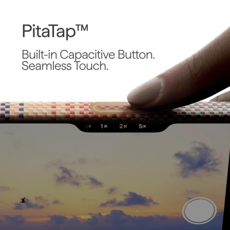 Θήκη Pitaka Ultra-Slim Weaving+ Aramid PitaTap Magsafe 1.00mm CARBON FIBER για Apple iPhone 17 PRO 6.3 2025 - SUNSET - KI1702SP