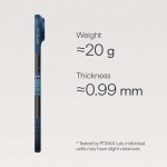 Θήκη Pitaka Ultra-Slim Weaving+ Aramid PitaTap Magsafe 1.00mm CARBON FIBER για Apple iPhone 17 AIR 6.6 5G 2025 - Moonrise ΜΠΛΕ - KI1703M