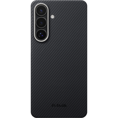 Θήκη Pitaka Edge MagSafe ARAMID CARBON MagEZ Tactile Woven για Samsung Galaxy S26 5G 2026 (Aaron Button) - ΜΑΥΡΟ/ΓΚΡΙ Twill - KS2601