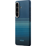 Θήκη Pitaka Edge MagSafe ARAMID CARBON MagEZ Tactile Woven για Samsung Galaxy S26 5G 2026 (Aaron Button) - Moonrise - KS2602