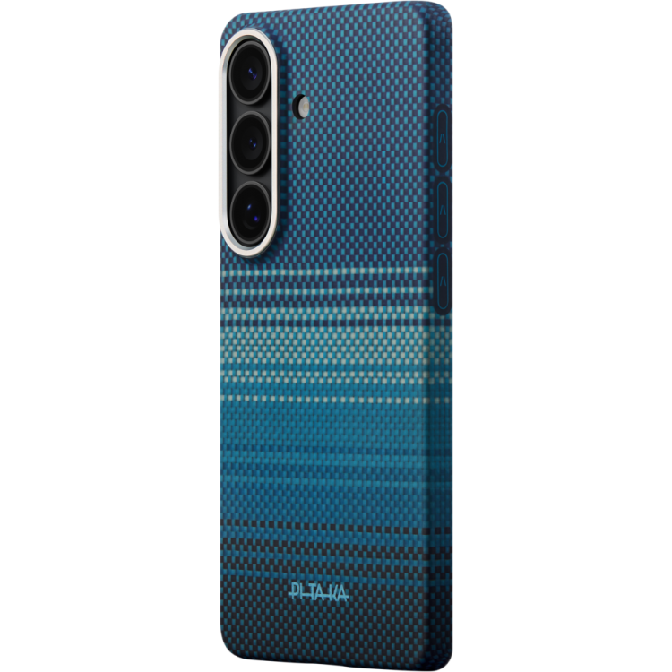 Θήκη Pitaka Edge MagSafe ARAMID CARBON MagEZ Tactile Woven για Samsung Galaxy S26 5G 2026 (Aaron Button) - Moonrise - KS2602