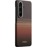 Θήκη Pitaka Edge MagSafe ARAMID CARBON MagEZ Tactile Woven για Samsung Galaxy S26 5G 2026 (Aaron Button) - SUNSET - KS2603