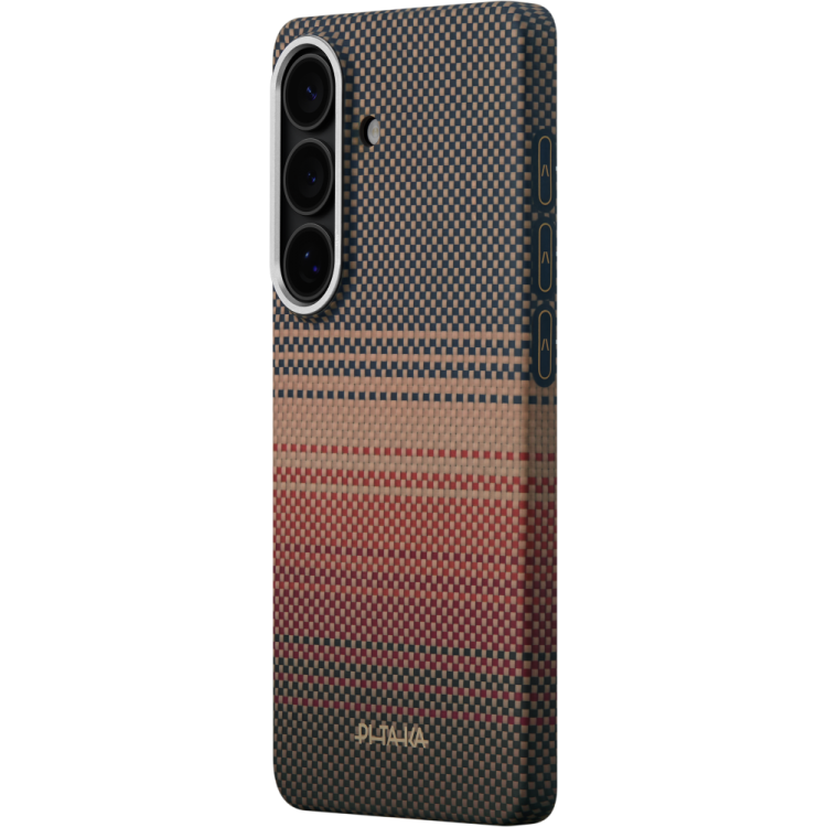 Θήκη Pitaka Edge MagSafe ARAMID CARBON MagEZ Tactile Woven για Samsung Galaxy S26 5G 2026 (Aaron Button) - SUNSET - KS2603