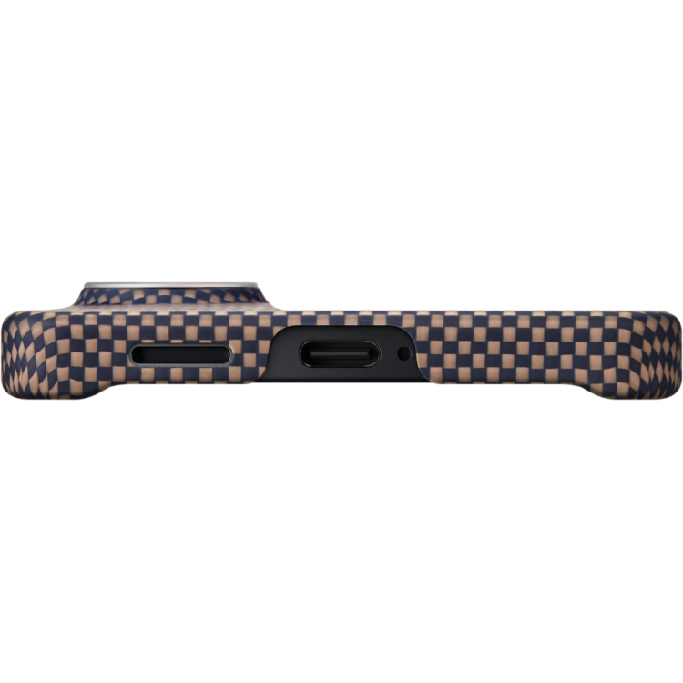 Θήκη Pitaka Edge MagSafe ARAMID CARBON MagEZ Tactile Woven για Samsung Galaxy S26 5G 2026 (Aaron Button) - SUNSET - KS2603