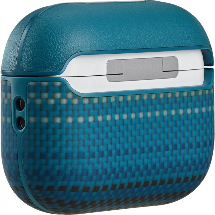 Θήκη Pitaka Aramid Fiber Magnetic 1500D (Plain) για Apple AirPods Pro 3 2025 - MOONRISE ΜΠΛΕ - APM2503