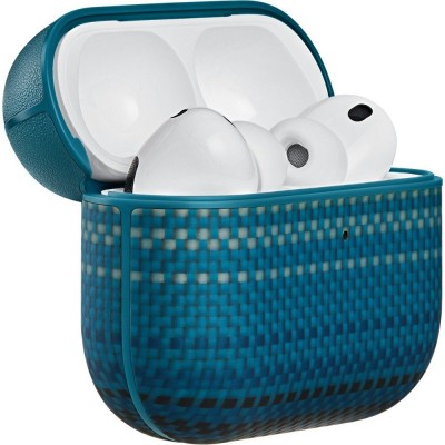 Θήκη Pitaka Aramid Fiber Magnetic 1500D (Plain) για Apple AirPods Pro 3 2025 - MOONRISE ΜΠΛΕ - APM2503