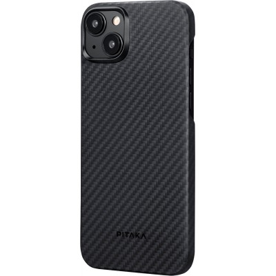 Θήκη Pitaka Aramid MagEZ 4 1500D 1.05mm CARBON FIBER για Apple iPhone 15 6.1 2023 - ΜΑΥΡΟ - KI1501