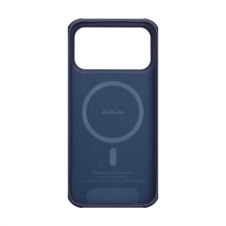 Θήκη Pitaka Aramid ProGuard Magsafe 2.00mm CARBON FIBER για Apple iPhone 17 PRO MAX 6.9 2025 - Over the horizon, ΜΠΛΕ - KI1704MGPM