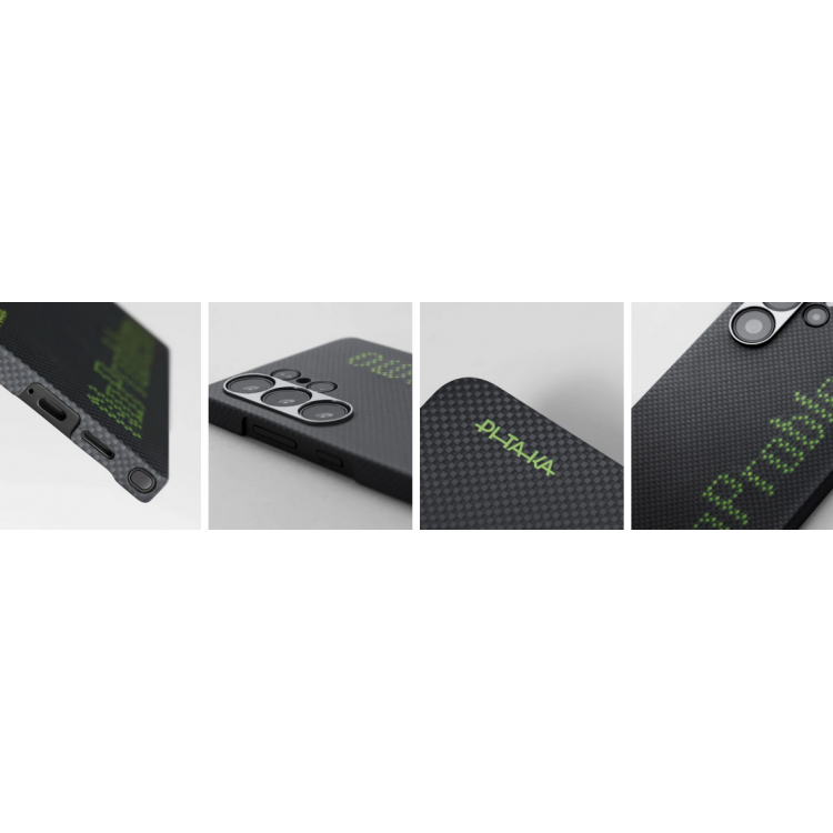 Θήκη Pitaka x Aries Tactile Weaving+ Aramid MagEZ 5 Magsafe 1500D 1.05mm CARBON FIBER για Samsung Galaxy S25 Ultra 5G 2025 - NoProblemo - AS2501UNOP