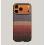 Θήκη Pitaka Ultra-Slim Weaving+ Aramid PitaTap Magsafe 1.00mm CARBON FIBER για Apple iPhone 17 PRO 6.3 2025 - SUNSET - KI1702SP