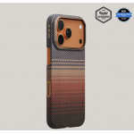 Θήκη Pitaka Ultra-Slim Weaving+ Aramid PitaTap Magsafe 1.00mm CARBON FIBER για Apple iPhone 17 PRO 6.3 2025 - SUNSET - KI1702SP