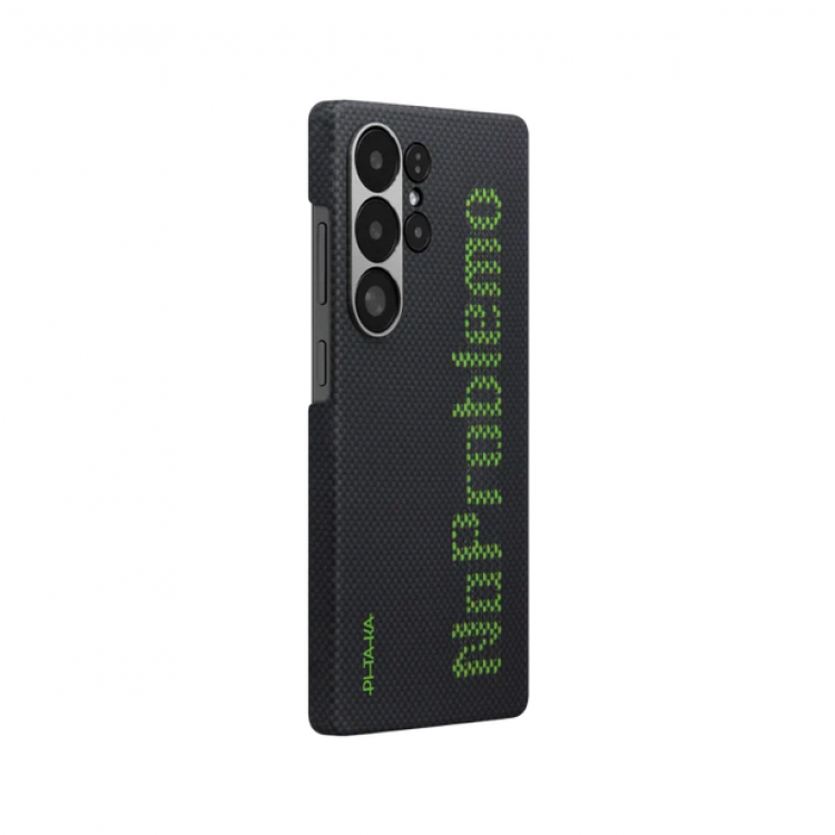 Θήκη Pitaka x Aries Tactile Weaving+ Aramid MagEZ 5 Magsafe 1500D 1.05mm CARBON FIBER για Samsung Galaxy S25 Ultra 5G 2025 - NoProblemo - AS2501UNOP