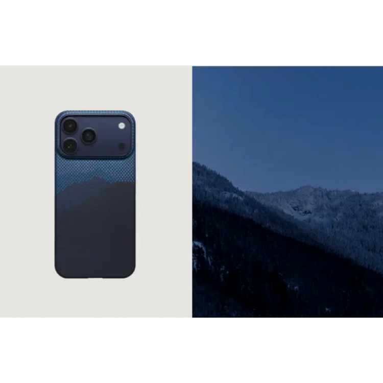 Θήκη Pitaka StarPeak Aramid MagEZ 4 1500D 1.05mm CARBON FIBER για Apple iPhone 15 PRO 6.1 2023 - OVER THE HORIZON - KI1501POTH