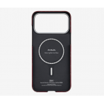 Θήκη Pitaka Ultra-Slim Weaving+ Aramid PitaTap Magsafe 1.00mm CARBON FIBER για Apple iPhone 17 PRO 6.3 2025 - Monogram-ΧΡΥΣΟ/Κόκκινο - KI1702PTK