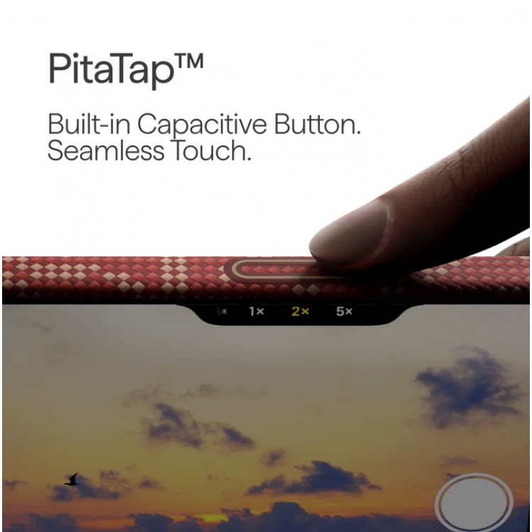 Θήκη Pitaka Ultra-Slim Weaving+ Aramid PitaTap Magsafe 1.00mm CARBON FIBER για Apple iPhone 17 PRO 6.3 2025 - Monogram-ΧΡΥΣΟ/Κόκκινο - KI1702PTK