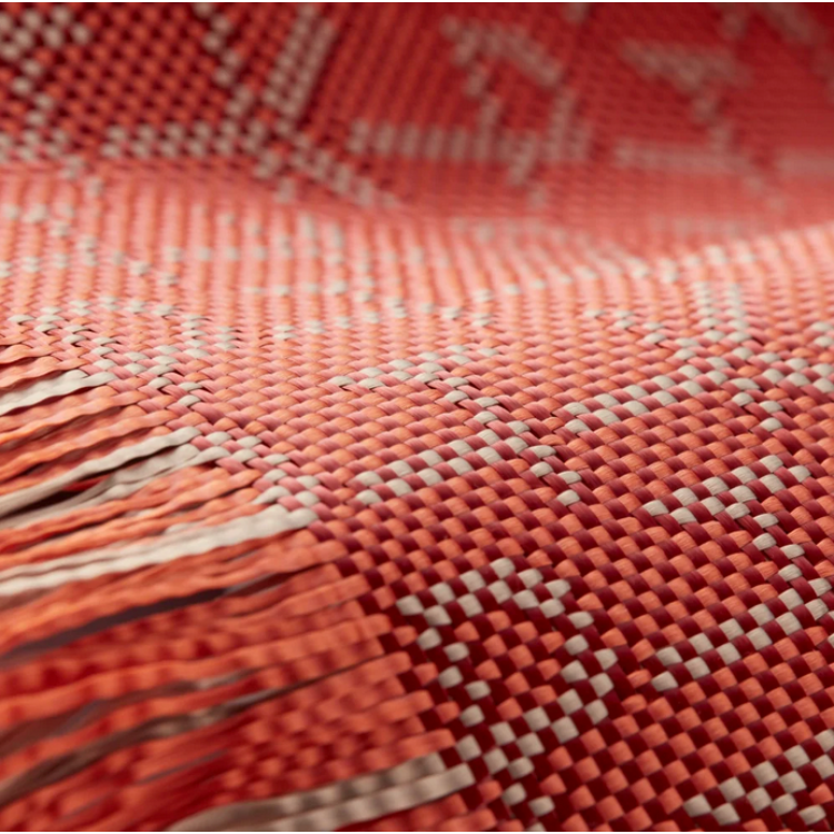 Θήκη Pitaka Ultra-Slim Weaving+ Aramid PitaTap Magsafe 1.00mm CARBON FIBER για Apple iPhone 17 PRO 6.3 2025 - Monogram-ΧΡΥΣΟ/Κόκκινο - KI1702PTK