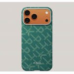 Θήκη Pitaka Ultra-Slim Weaving+ Aramid PitaTap Magsafe 1.00mm CARBON FIBER για Apple iPhone 17 PRO MAX 6.9 5G 2025 - Monogram-ΧΡΥΣΟ/Πράσινο - KI1701PTKP