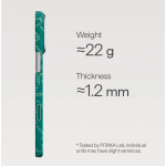 Θήκη Pitaka Ultra-Slim Weaving+ Aramid PitaTap Magsafe 1.00mm CARBON FIBER για Apple iPhone 17 PRO MAX 6.9 5G 2025 - Monogram-ΧΡΥΣΟ/Πράσινο - KI1701PTKP