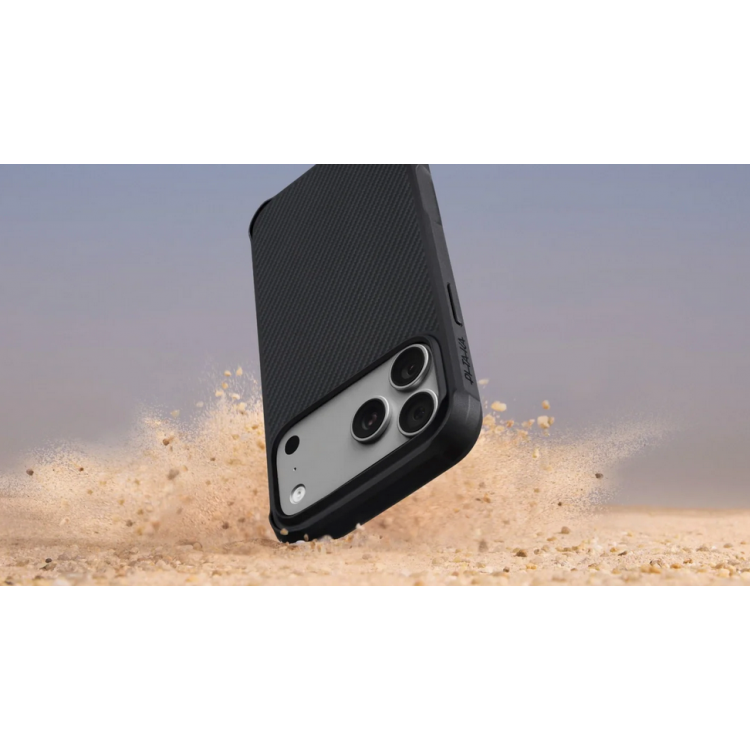 Θήκη Pitaka Aramid Protective Magsafe 2.00mm CARBON FIBER για Apple iPhone 16 PRO MAX 6.9 2024 - Cairn Black/Grey  - KI1602PMPA