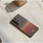 Θήκη Pitaka Edge MagSafe ARAMID CARBON MagEZ Tactile Woven για Samsung Galaxy S26 5G 2026 (Aaron Button) - SUNSET - KS2603