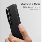 Θήκη Pitaka Edge MagSafe ARAMID CARBON MagEZ Tactile Woven για Samsung Galaxy S26 5G 2026 (Aaron Button) - ΜΑΥΡΟ/ΓΚΡΙ Twill - KS2601