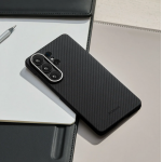 Θήκη Pitaka Edge MagSafe ARAMID CARBON MagEZ Tactile Woven για Samsung Galaxy S26 5G 2026 (Aaron Button) - ΜΑΥΡΟ/ΓΚΡΙ Twill - KS2601