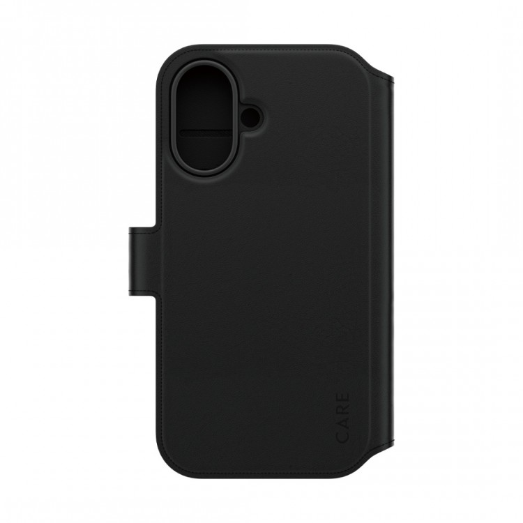 Θήκη PanzerGlass CARE BY PanzerGlass Tango 2-in-1 Δερμάτινο πορτοφόλι για APPLE iPhone 16 6.1 5G 2025 - ΜΑΥΡΟ - PG-1329