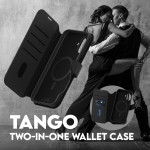 Θήκη PanzerGlass CARE BY PanzerGlass Tango 2-in-1 Δερμάτινο πορτοφόλι για APPLE iPhone 16 Plus 6.7 5G 2025 - ΜΑΥΡΟ - PG-1331