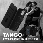 Θήκη PanzerGlass CARE BY PanzerGlass Tango 2-in-1 Δερμάτινο πορτοφόλι για APPLE iPhone 16 Pro Max 6.9 5G 2025 - ΜΑΥΡΟ - PG-1332